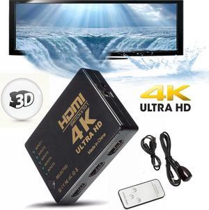 5 HDMI Port Splitter 3D Ultra HD 4K HDMI Switch Switcher 5 Input 1 Output UHD HDMI Adapter Converter for XOBX 360 Android HD TV