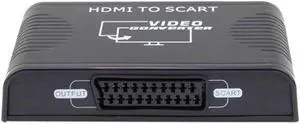 1080P HD HDMI to Scart Converter HDMI input + Scart output Audio Splitter Adapter for Blue Ray DVD STB SKY TV