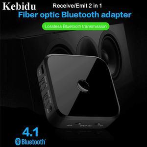 Kebidu TX16 Apt-x HIFI Bluetooth Receiver Transmitter Wireless Adapter Audio 3.5mm SPDIF Optical Fiber for Smartphone PC TV