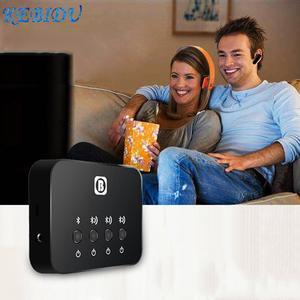 KEBIDU Low LatencY Bluetooth Transmitter for TV Support aptX Dual Link Wireless Music Audio Adapter for Headphones/Speakers