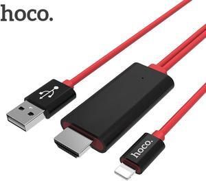 HOCO For Lightning to HDMI Digital Cable 1080P HDTV TV Adapter Smart Converter HDMI Cable for Apple iPhone 7 6 6S Plus ipad O5
