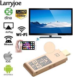 Larryjoe Wireless HDMI Adapter Dual System Dual Mode Phone to HDTV Display Wifi Micro HDMI Adapter for iOS Android TV Dongle
