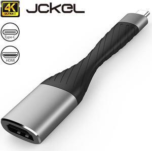 JCKEL USB C to HDMI Converter Portable type c Male to HDMI Female Adapter 4K 30HZ Resolution for Macbook Huawei P20 Samsung S8