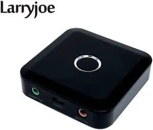 Larryjoe  2 in 1 Bluetooth 4.0 Transmitter Receiver A2DP Stereo Audio Music 3.5mm Jack Adapter for Tablet TV PC
