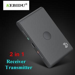 Kebidu 2 in 1 Receiver Transmitter Wireless Adapter Bluetooth 4.2 Adapter Music for TV Headphones Speakers Wireless Audio