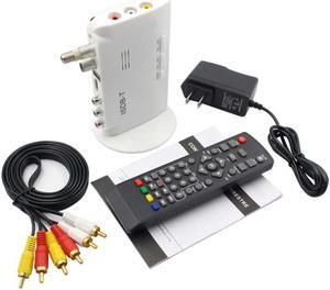 1 Set 1080P ISDB-T Digital Terrestrial Convertor TV BOX Receiver PVR + 5dBi Antenna + Remote Control (US Plug Adapter)