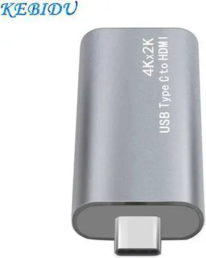 KEBIDU USB 3.1 Type C to HDMI Adapter 4K Resolution For Galaxy S8 Plus For MacBook Pro For Chromebook Pixe