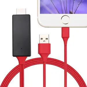 Kebidu HDMI Cable HDMI to Micro USB Adapter AV HD TV Converter For Lightning for iPhone 8 X 7 6S 6 5 iPad for MHL Android Phone