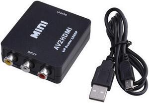 Mini AV2 HDMI Adapter RCA to HDMI AV to HDMI 1080P AV2HDMI Mini AV to HDMI Converte Signal Converter For DVD, VCR To TV With USB