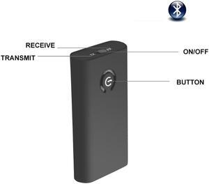 kebidu est B9 Bluetooth Transmitter Receiver 3.5mm Stereo Output Wireless Audio Adapter for Headphones PC TV MP3 Player