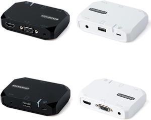 3 in 1 Wireless HDTV Converter Adapter USB to HDMI AUX AV TV Audio Video Adapter Universal for iPhone Android Phone P0