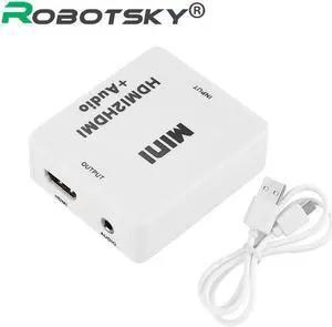 Real HD 1080P MINI HDMI2HDMI Audio Converter Adapter HDMI to HDMI switcher For HD player HDTV PC Laptop