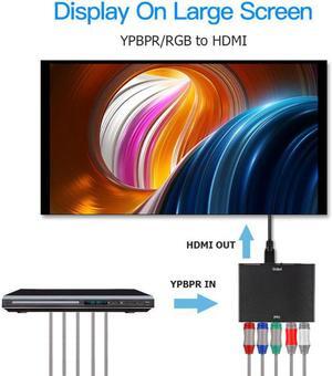 ALLOYSEED YPBPR to HDMI 1080P HDMI to RGB YPbPr Component Video Converter With R/L Audio Adapter Converter For TV PC DVD Monitor