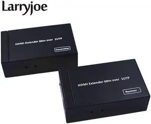 Larryjoe HDMI to TV Composite RCA AV + S Video Converter | Include AV & S Video Cables + AC Power Adapter