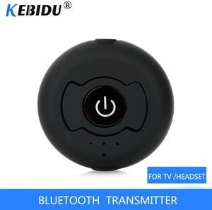 kebidu 3.5mm Wireless Bluetooth Transmitter H-366T Multi-point Audio Music Stereo Transmite Dongle Adapter for TV PC Tablet MP3