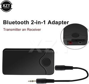 2in1 Bluetooth 4.0 transmitter receiver Wireless Adapter HIFI Audio 3.5MM Audio Input And Output For ios android TV Music sender