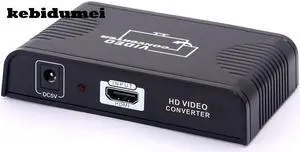 kebidumei HDMI to Scart converter HDMI input +Scart output Audio splitter adapter For Blue Ray DVD STB SKY TV