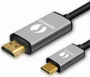 USB C HDMI Cable Type C to HDMI Converter 4K 60Hz 1.8M for MacBook Samsung Galaxy S9/S8/Note 9 Huawei P20 Pro USB-C HDMI Adapter