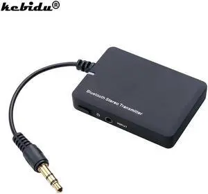 kebidu Bluetooth Transmitter A2DP Stereo BT2.1 Dongle Bluetooth Adapter 3.5mm Audio Music DC 5V for TV Player MP3 PC for iPod