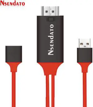2M 1080P Digital AV HDMI HDTV Cable Adapter USB 2.0 To HDMI Converter for Lighting Type-C iPad iPhone TV Smartphone Android