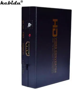 kebidu HD Video Converter HDMI to DVI + SPDIF Headphone DC 5V 5.1CH 2.1CH for TV Projector Monitor DVI DTS AC3 PCM with Adapter