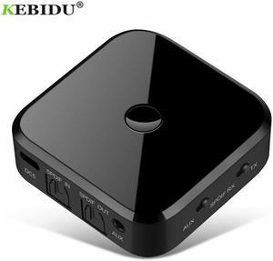 KEBIDU TX16 Bluetooth Transmitter Receiver  3.5mm Aptx Wireless Stereo Adapter HIFI With Optical Toslink/SPDIF for Speaker TV