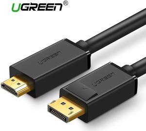 Ugreen 4K Displayport to HDMI Adapter Cable DP Male to HDMI Male Converter Video Audio Cable 2m 3m for HDTV Projector Laptop