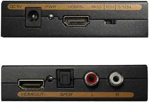 Hdmi audio extractor HDMI to HDMI  Optical TOSLINK SPDIF + RCA L/R Audio Extractor Converter HDMI Audio Splitter Adapter
