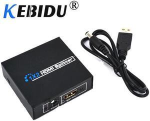 kebidu 1 to 2 HDMI SPlitter HDMI Switch 5V 1A Adapter USB Power Supply Cable for XBOX 360 PS3 1080P 3D HDTV HDCP TV Audio Video