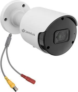 Camius Add-on BNC 4K Security Camera Outdoor Bullet for Analog DVR Recorder, 91° View - CVBS, AHD, CVI, TVI Mode I FB4KAOC (1 Camera only)