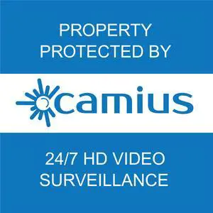 CAMIUS CCTV warning sticker - DECAL