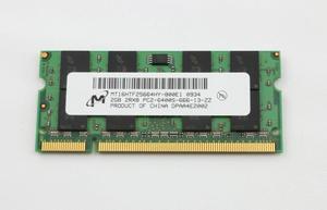MT16HTF25664HY-800E1 Micron 2Gb Ddr2 800Mhz Pc2-6400