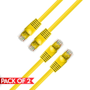 10-Pack Intellinet 6-inch CAT5e UTP Green Patch Cables - Full 8-Wire RJ45 Ethernet