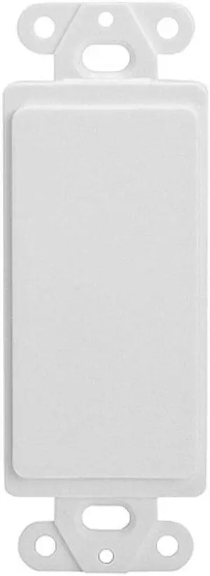 CMPLE  1-Gang Keystone Decora Insert, Jack Single Gang Decora Wall Plate
