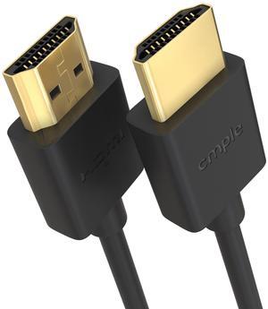 Cmple - High Speed HDMI Cable 1.5 ft 4k@60Hz Ultra Thin HDMI 2.0 Cable 4k HDMI Cable, ARC, 3D, 4k HDMI Cord - Flexible