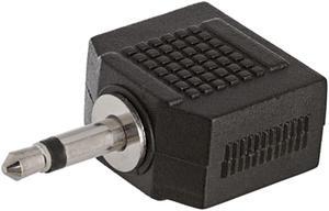 Cmple - 3.5mm Mono Plug to 2x3.5mm Mono Jack Adapter