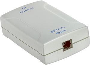 Cmple - Optical Toslink Jack(Output) to Coaxial RCA Jack(Input) Digital Audio Converter