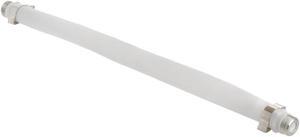 Cmple - Flat F-to-F Type Coaxial Jumper, 8"