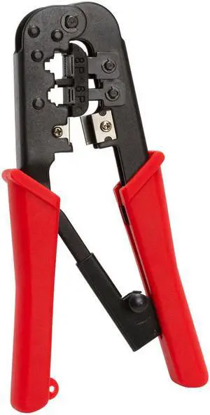 Cmple - Dual Modular RJ12/RJ11/RJ45 Ratchet Crimping Tool