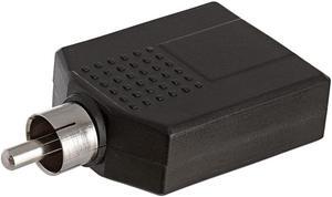 Cmple - RCA Plug to 2x6.35mm Mono Jack Adapter