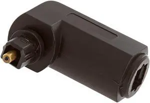 Cmple - Optical Toslink Jack to Toslink Plug Angled Adapter