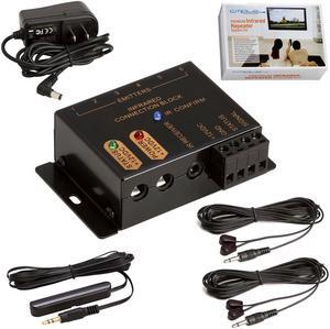 Cmple - Premium Hidden IR Control System up to 18 Devices, Remote Control Repeater System Kit IR Emitters Extender