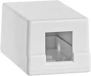 Cmple - Surface Mount Box - 1 port WHITE