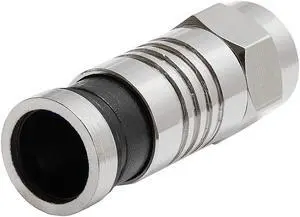 Cmple - Compression F Type Connector for RG59 with Black Tail