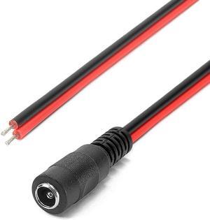 Cmple - CCTV Female Power Lead Cable Connector for Security Cameras