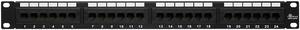 Cmple - Cat6 Panel 110 Type 24 Port (568A/B Compatible)
