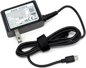 AMSK POWER  AC Adapter for Dell Venue 8 Pro 3830, 5830; Dell Venue 7 3730; Ven7-1666BLK, T01C, Ven8-1999BLK, T02D, T07G Tablet PC Tab Power Supply Cord