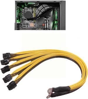 6pin Connector Sever Power Supply Cable Pcie For S7 S9 Bitmain Miner Machine Support Miner Graphics Card Splitter P K2r4