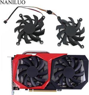 2PCS/lot 4Pin RTX 2060 2060SUPER Replace for COLORFUL GeForce GTX 1660Ti 1650 1660 SUPER Graphics Card Cooling Fan