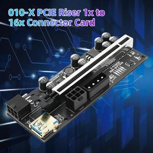 Practical Converter Card Convenient Graphic Extension Adapter Card 010-X PCIE Riser 1x to 16x Adapter Card